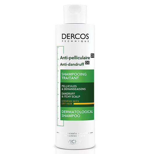VICHY DERCOS TECHNIQUE ANTI-DANDRUFF DS For DRY HAIR - 200ml | فيجي شامبو مضاد للقشرة للشعر الجاف - 200 مل