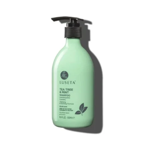 TeaTree_MintShampoo Luseta Tea Tree & Mint Shampoo - 500ml | لوسيتا شامبو بالنعناع و شجرة الشاي - 500 مل