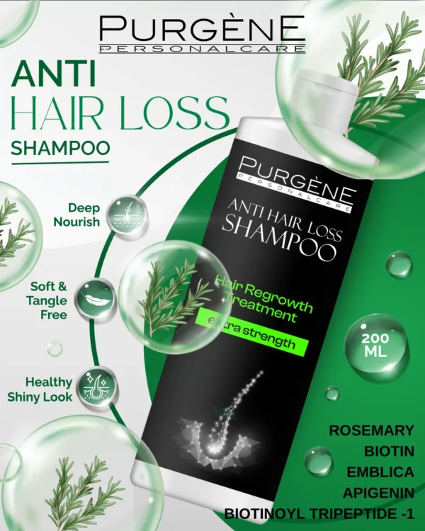 Purgene anti Hair Loss Shampoo | بيورجين شامبو مضاد للتساقط