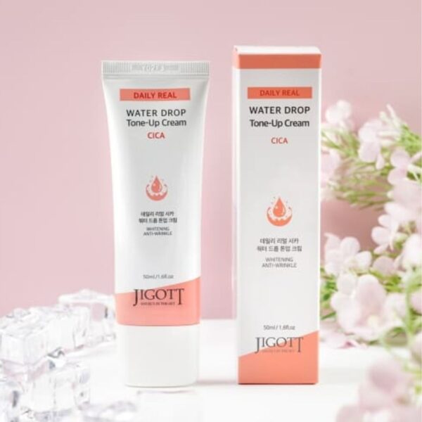 Water Drop Tone Up Cream [Daily Real Cica] - 50ml | جيكوت كريم تون اب مرطب بخلاصة السيكا - 50 مل