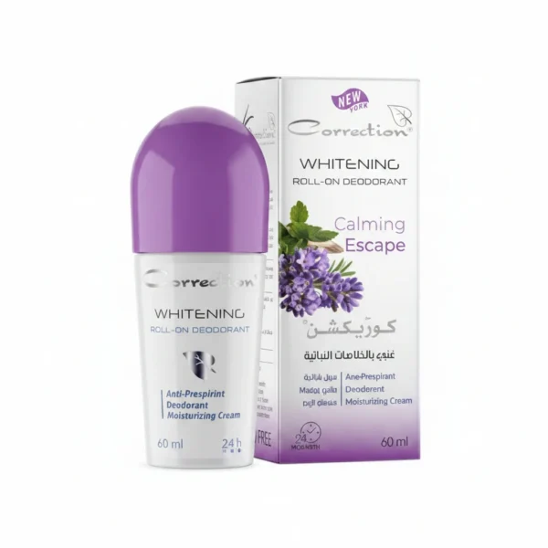 Correction Whitening Roll-on Deodorant - Calming Escape - 60ml | كوركشن رول مانع تعرق - 60 مل