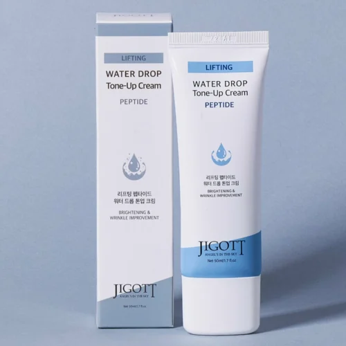 orig Jigott Lifting Peptide Water Drop Tone Up Cream - 50ml | جيكوت كريم تون اب مرطب غني بالببتيدات - 50 مل
