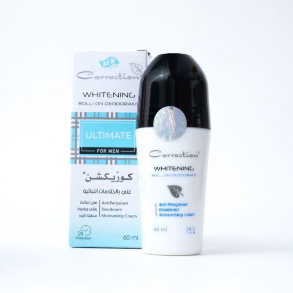 CORRECTION Whitening Roll-on Deodorant - Ultimate - 60ml | كوريكشن مانع تعرق رول - للرجال - 60 مل