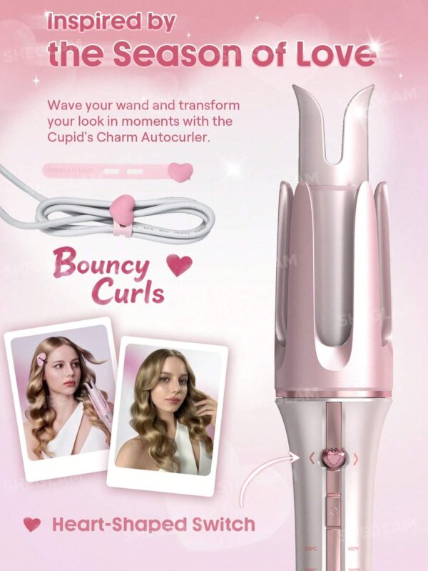 SHEGLAM Cupid's Charm One-Touch Instant Curler | شيكلام جهاز تجعيد الشعر - اصدار كيوبد تشارم