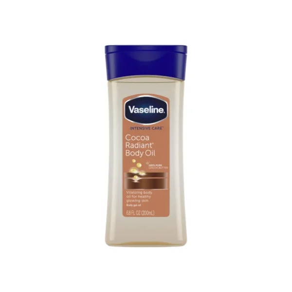 Vaseline Cocoa Radiant Body Oil - 200ml | فازلين زيت الجسم بالكاكاو - 200 مل