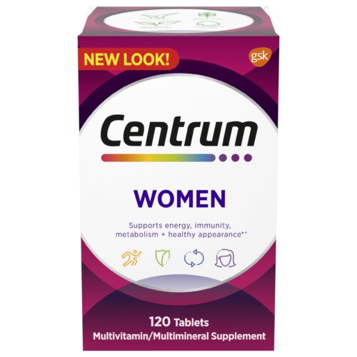 centrum women supplement - 120Tablets | سنتروم للنساء مكمل غذائي – 120 قرص