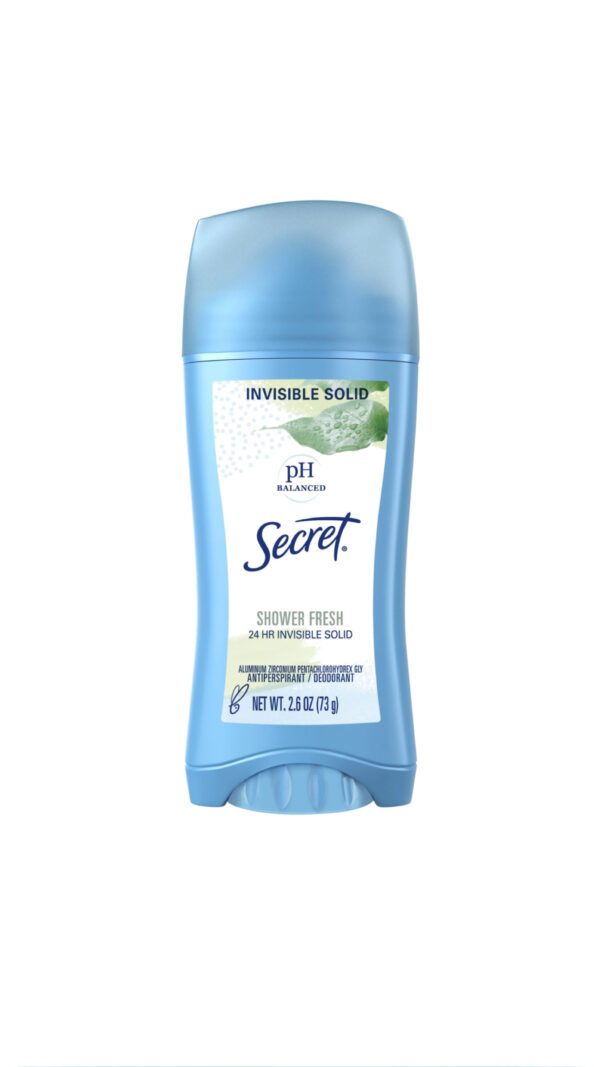 SECRET INVISIBLE SOLID SHOWER FRESH ANTIPERSPIRANT DEODORANT - 73g | سيكرت صابون مضاد ومزيل تعرق