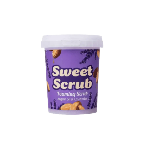 Sweet Scrub Foaming Scrub Argan Oil & Lavender - 500g | سويت سكراب مقشر رغوي - 500غ