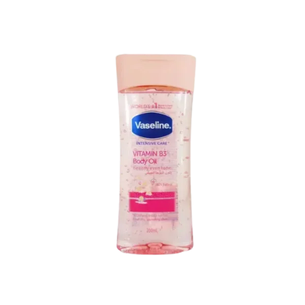 VASELINE_Vitamin_b3_Body_Oil_-_200ml VASELINE Vitamin b3 Body Oil - 200ml | فازلين زيت الجسم - 200 مل