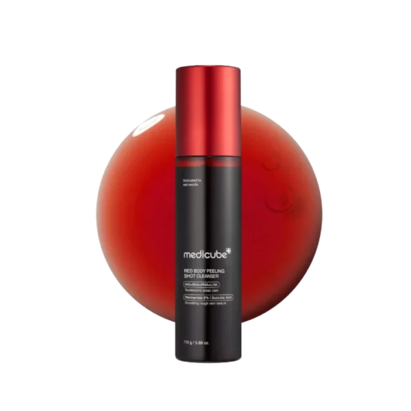 medicube_Red_Acne_Body_Peeling_Shot_-_110g medicube Red Acne Body Peeling Shot - 110g | مديكيوب مقشر الجسم الأحمر - 110 غ
