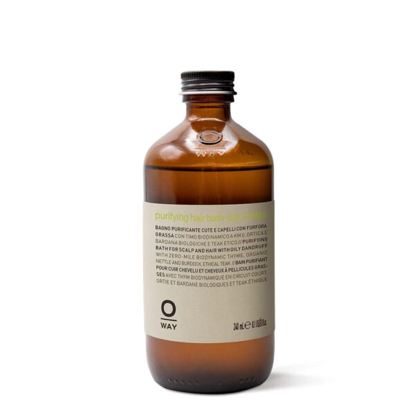 Oway purifying hair bath - oily scalps - 240ml | او واي شامبو التنقية للفروة الدهنية - 240 مل