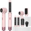 ATOPSKINS 5-in-1 Hair Dryer Brush, Hot Air Styler with Auto-Wrap Curlers | اتوبسكنز جهاز تصفيف الشعر 5 في 1
