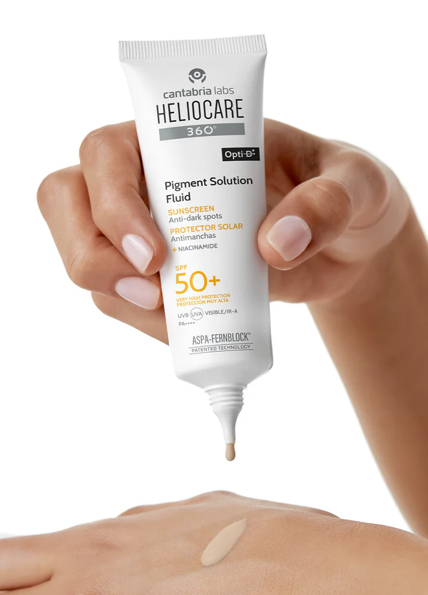 Image 1Image 2Image 3Image 4 CANTABRIA LABS HELIOCARE 360° Pigment Solution Fluid SPF50+ - 50ml | مل50 - كانتابريا لابز واقي شمس معالج لتصبغات البشرة